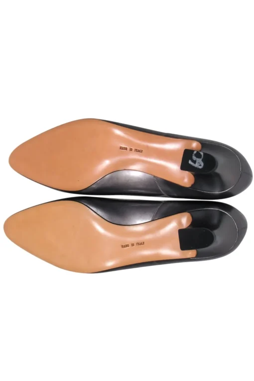Ferragamo - Two-tone Metallic Silver Low Pump Sz 7.5
