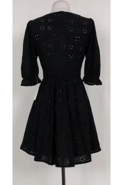 For Love & Lemons - Black Eyelet Dress Sz S