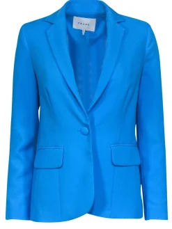 Frame - Aqua Blue Single Button Blazer Sz 0