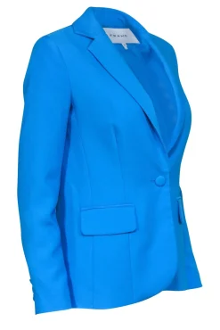 Frame - Aqua Blue Single Button Blazer Sz 0