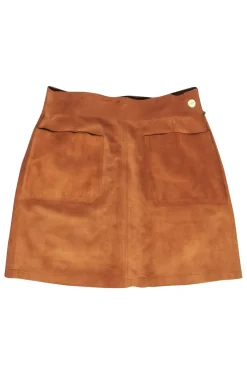 Frame - Tan Suede Mini Skirt Sz 4