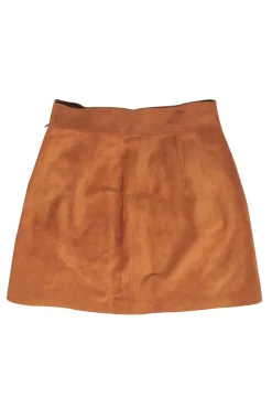 Frame - Tan Suede Mini Skirt Sz 4