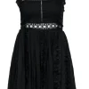 Free People - Black Mini Dress w/ Lace Detailing Sz XS