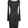 French Connection - Animal Print Knit Dress Sz 8