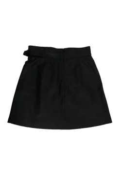 French Connection - Black Goldenburg Leather Skirt Sz 8