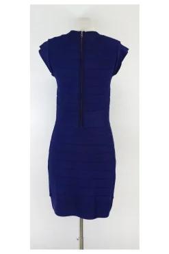French Connection - Blue Bandage Cap Sleeve Dress Sz 10