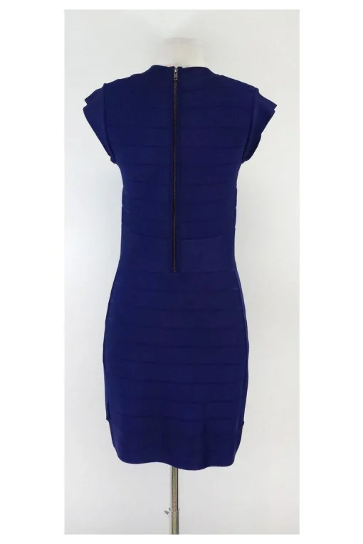 French Connection - Blue Bandage Cap Sleeve Dress Sz 10