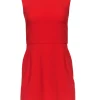 French Connection - Bright Orange A-Line Dress Sz 6