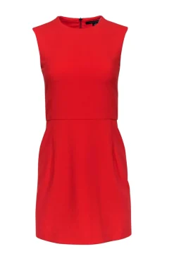 French Connection - Bright Orange A-Line Dress Sz 6