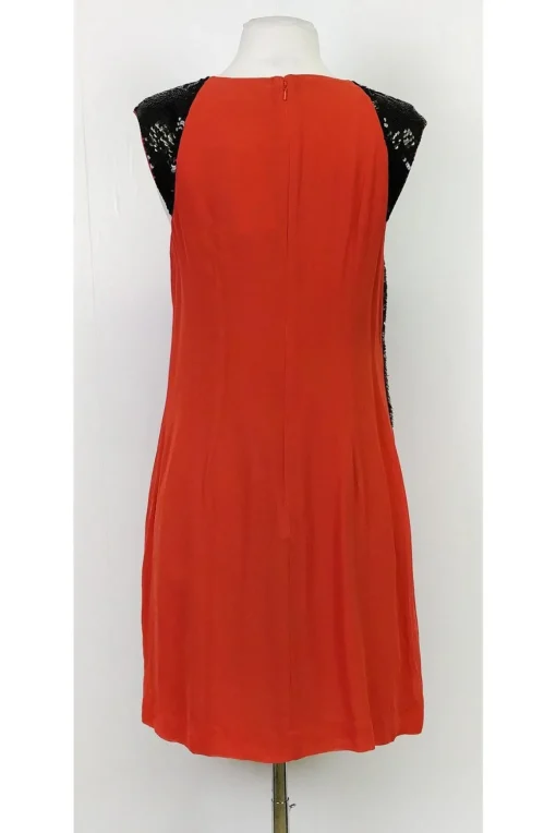 French Connection - Orange Sequin Dress Sz 8