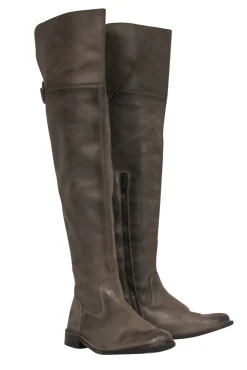 Frye - Light Olive Leather Over-the-Knee Boots Sz 7.5