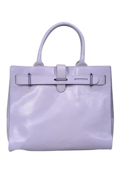 Furla - Periwinkle Leather Structured Handbag