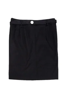 Gerard Darel - Black Belted Pencil Skirt Sz M