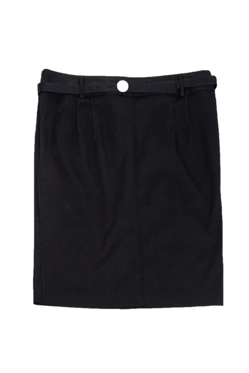 Gerard Darel - Black Belted Pencil Skirt Sz M