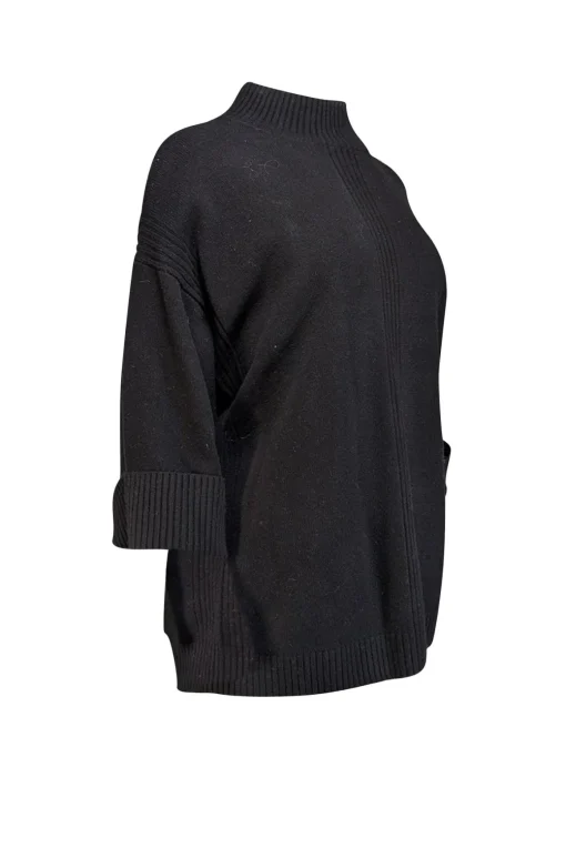 Gerard Darel - Black Wool Mock Neck Sweater Sz 8