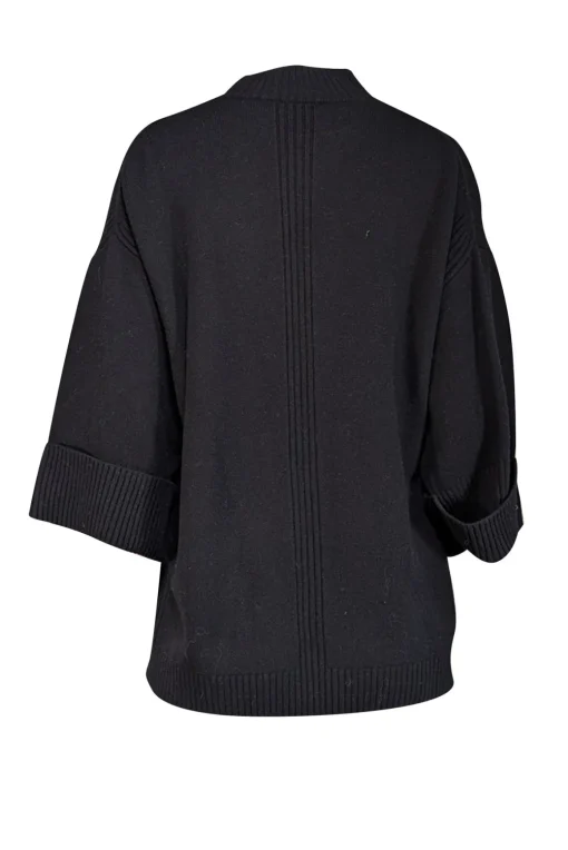 Gerard Darel - Black Wool Mock Neck Sweater Sz 8