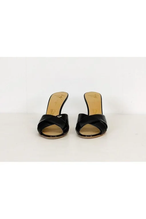 Giuseppe Zanotti - Black Slip On Heels Sz 5