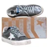Golden Goose - Iridescent Snakeskin Embossed "May" Sneakers Sz 9
