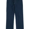 Goldsign - Dark Wash Leather Trim Jeans Sz 6