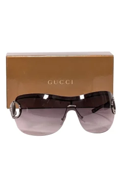 Gucci - Black Ombre Lens Frameless Sunglasses