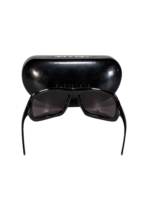 Gucci - Black Rectangular Sunglasses