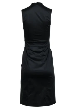 Gucci - Black Sleeveless Tie Neck Dress Sz XS