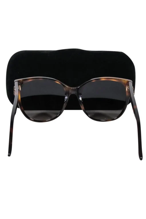 Gucci - Brown Tortoise Large Round Sunglasses