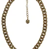 Gucci - Golden Brass Interlocking G Choker Necklace