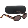 Gucci - Oval Small Tortoise Sunglasses