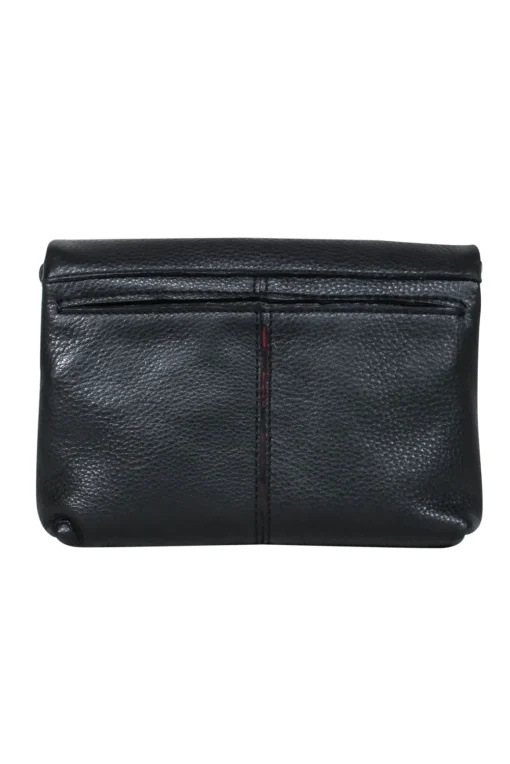 Hammitt - Black Pebbled Leather Mini Crossbody w/ Studs