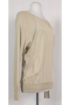 Haute Hippie - Gold Sparkle Sweater Sz XS/S