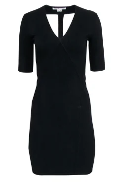Helmut Lang - Black Cut Out Back Dress Sz S