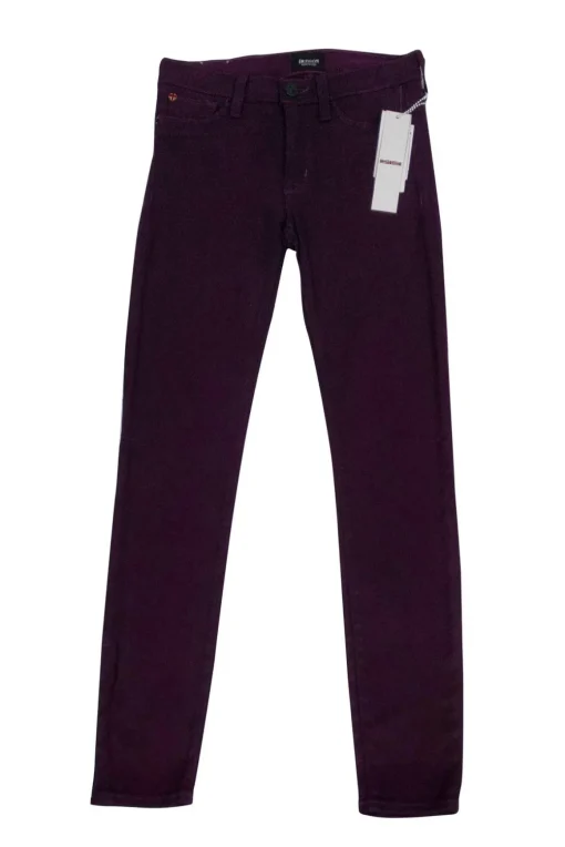 Hudson - Purple Nico Super Mid Rise Skinny Jeans Sz 25