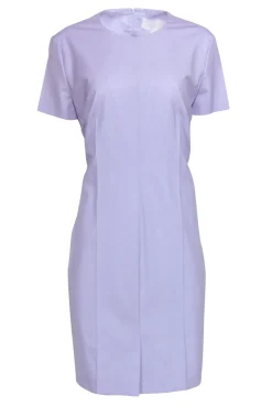 Hugo Boss - Lavender Short Sleeve Shift Dress Sz 12