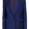 Hugo Boss - Purple Two-Tone Wool Blazer Sz 10