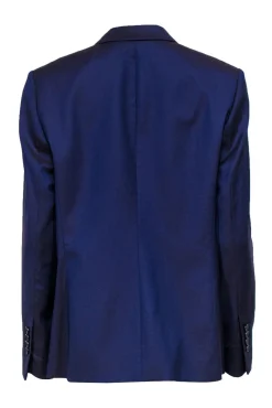 Hugo Boss - Purple Two-Tone Wool Blazer Sz 10