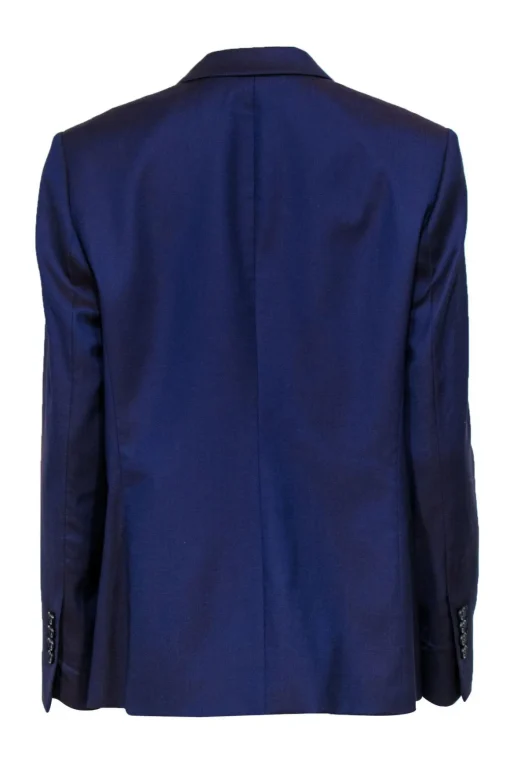 Hugo Boss - Purple Two-Tone Wool Blazer Sz 10