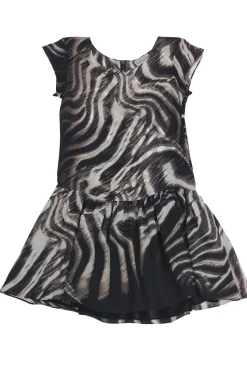 Intermix - Sheer Drop Waist Animal Print Dress Sz S