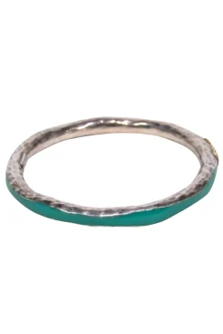 Ippolita - Sterling Silver & Teal Textured Bangle