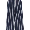 Iris Setlakwe - Navy & White Stripe Smock Waist Pant Sz 0
