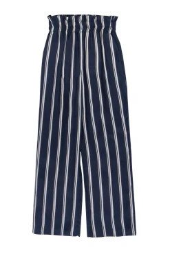 Iris Setlakwe - Navy & White Stripe Smock Waist Pant Sz 0