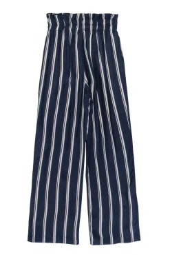 Iris Setlakwe - Navy & White Stripe Smock Waist Pant Sz 0