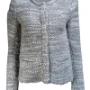 IRO - Grey Bouclé-Knit Jacket Sz 6