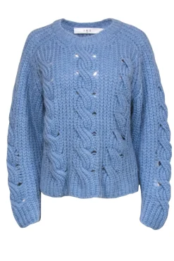 IRO - Sky Blue Chunky Knit Sweater Sz L
