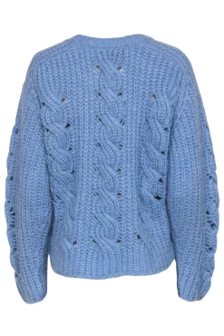 IRO - Sky Blue Chunky Knit Sweater Sz L