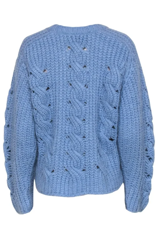 IRO - Sky Blue Chunky Knit Sweater Sz L