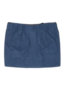 Isabel Marant - Blue Demin Wash Mini Skirt w/ Tie Belt Sz 8