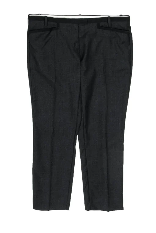 Isabel Marant - Charcoal Virgin Wool Tapered Trousers Sz 2