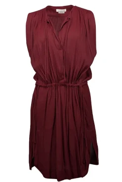 Isabel Marant Etoile - Maroon Sleeveless Dress w/ Tie Details Sz 4