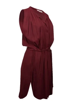 Isabel Marant Etoile - Maroon Sleeveless Dress w/ Tie Details Sz 4